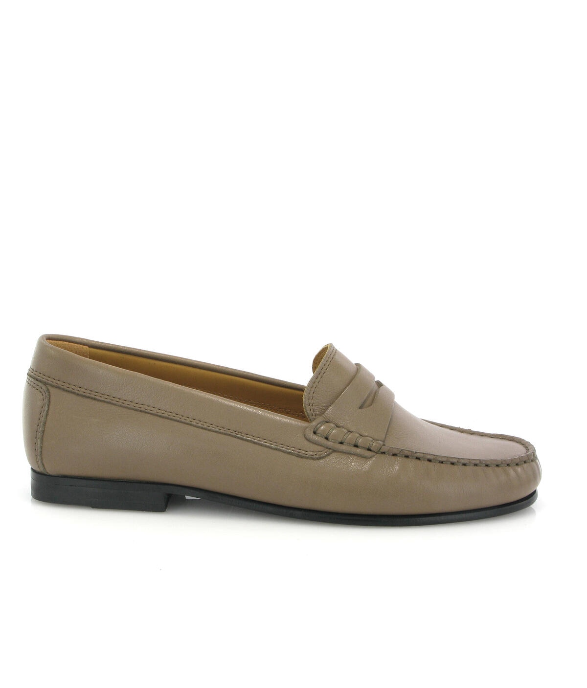 Loafers Yoki em Pele Castanho-claro-1