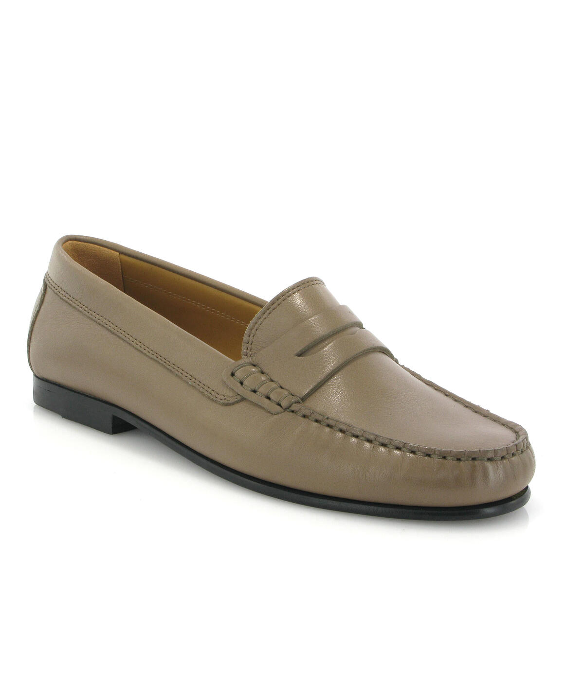 Loafers Yoki em Pele Castanho-claro-2