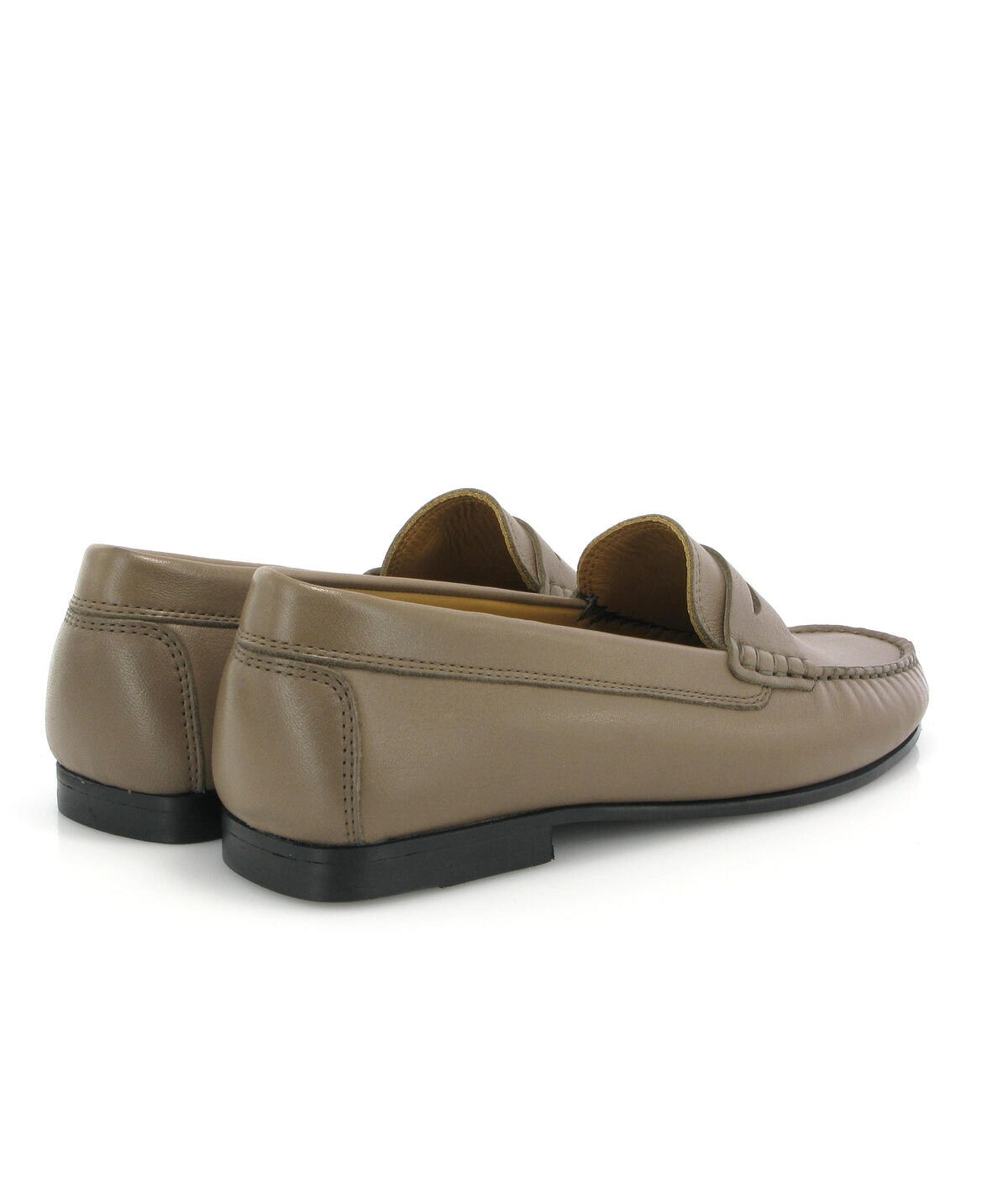 Loafers Yoki em Pele Castanho-claro-4