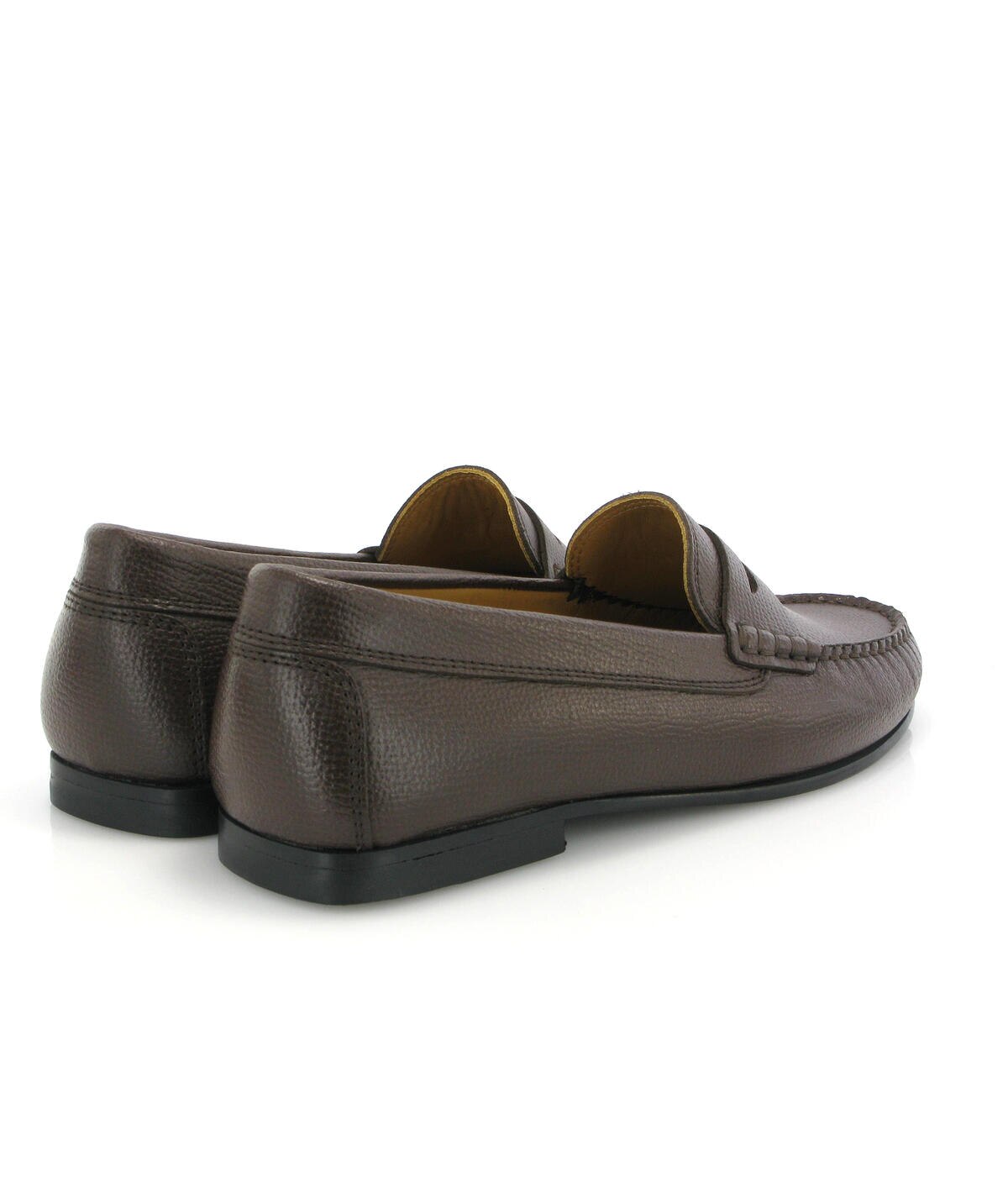 Loafers Yoki em Pele Gravada Castanho-escuro-4
