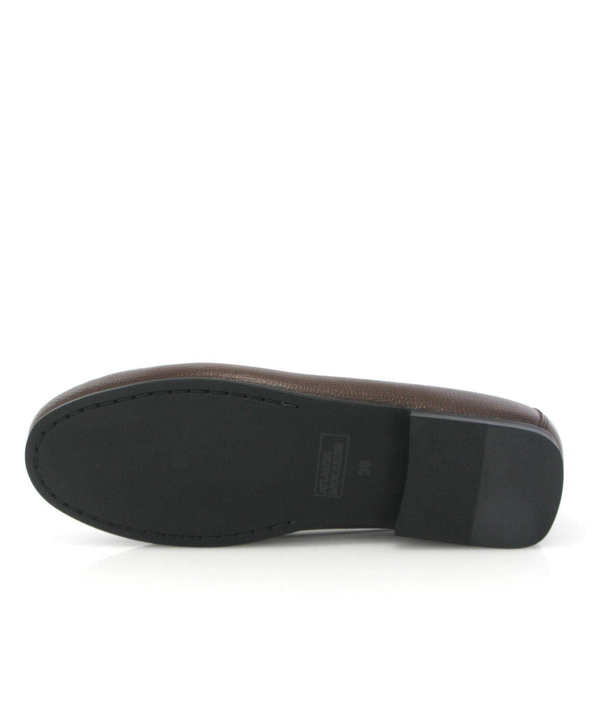 Loafers Yoki em Pele Gravada Castanho-escuro-6