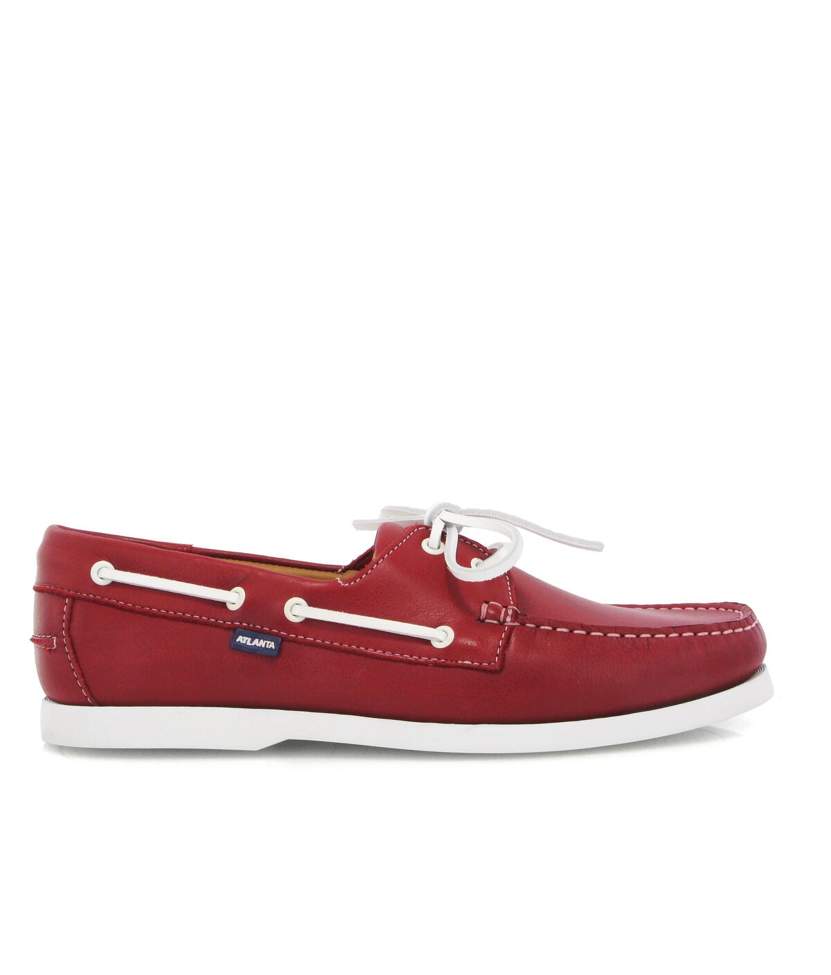 Sapatos de Vela em Pele Vermelho-1