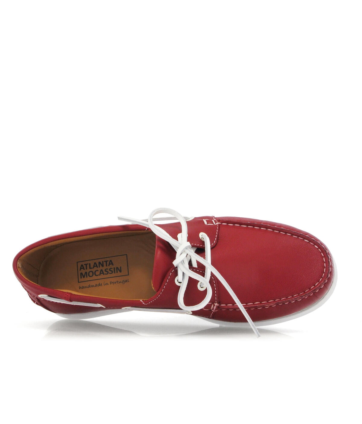 Sapatos de Vela em Pele Vermelho-5