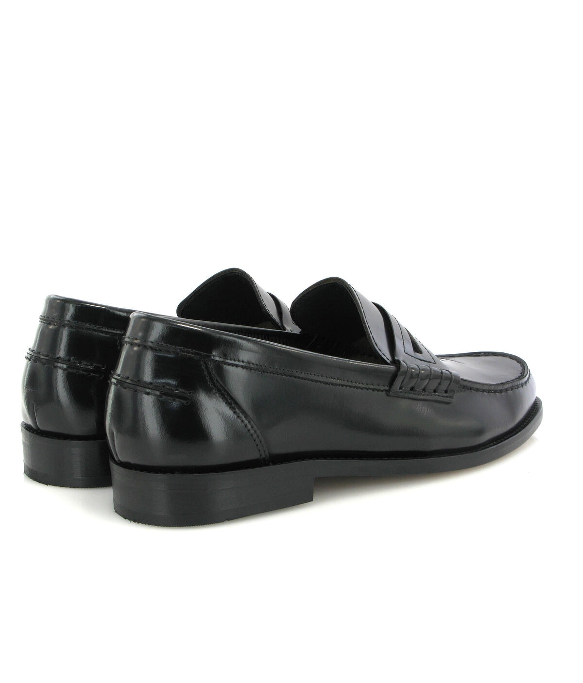 Loafers Boston em Pele Polida Preto-4