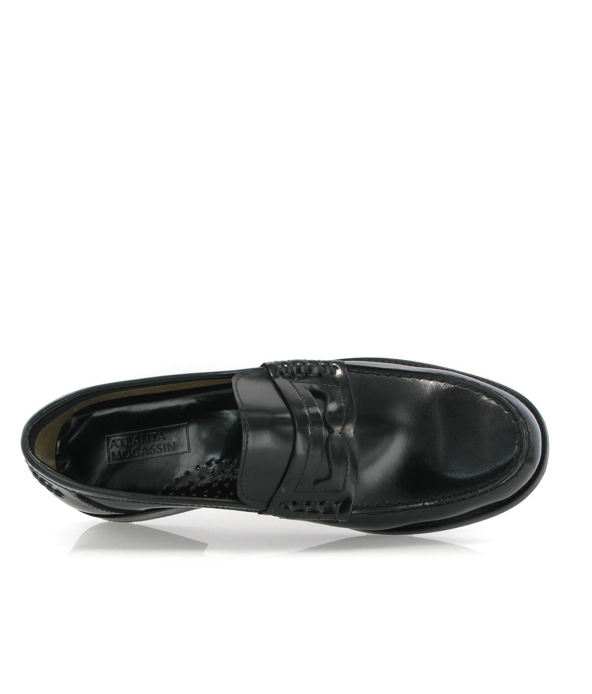 Loafers Boston em Pele Polida Preto-5