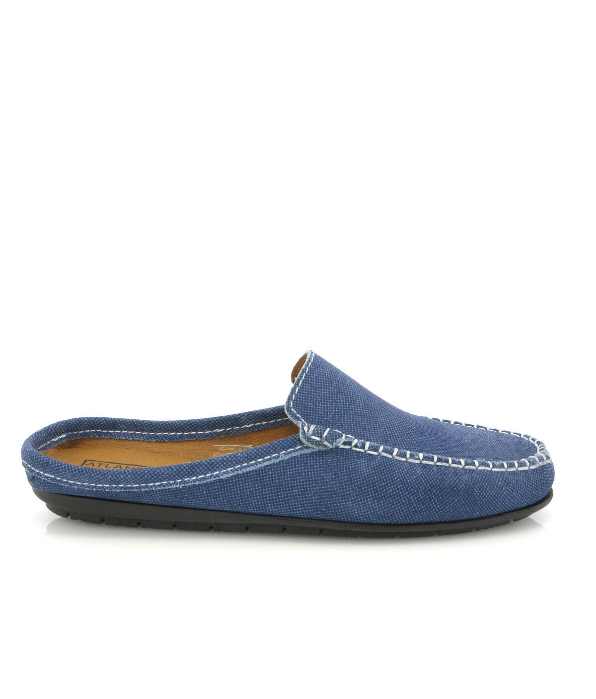Imagem 0 de Slippers Fiji em Pele Denim