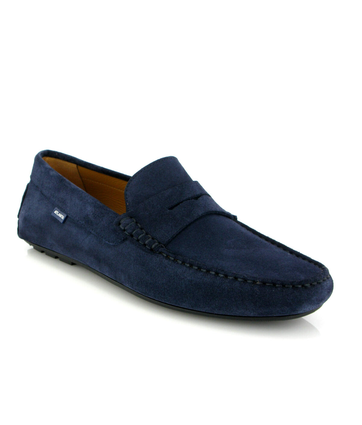 Mocassins City Loafers em Camurça Azul-marinho-2