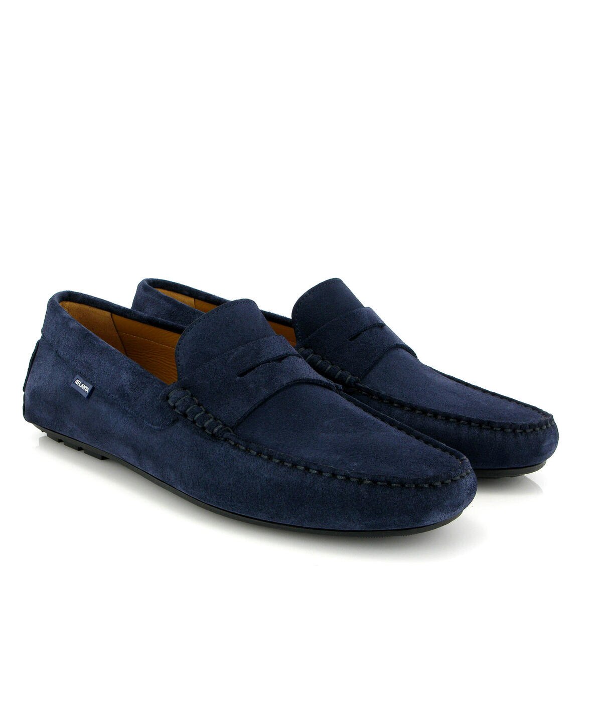 Mocassins City Loafers em Camurça Azul-marinho-3