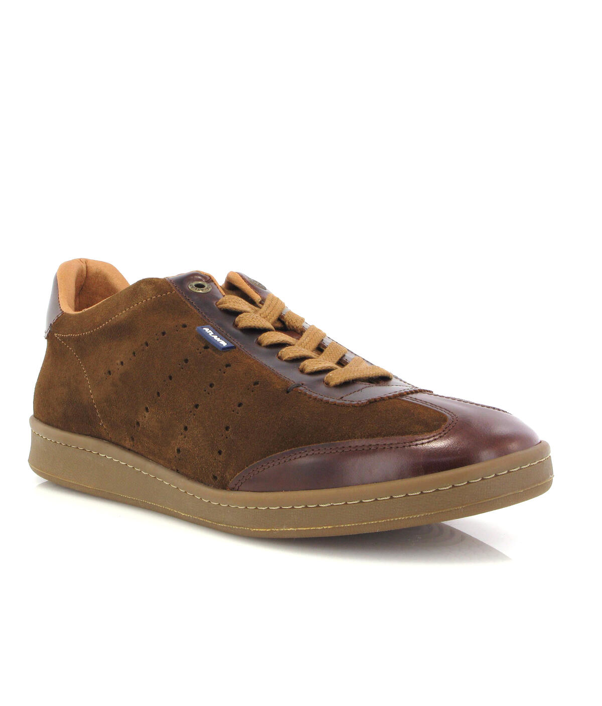 Sapatilhas T-Sneaker em Camurça e Pull Up Camel-2