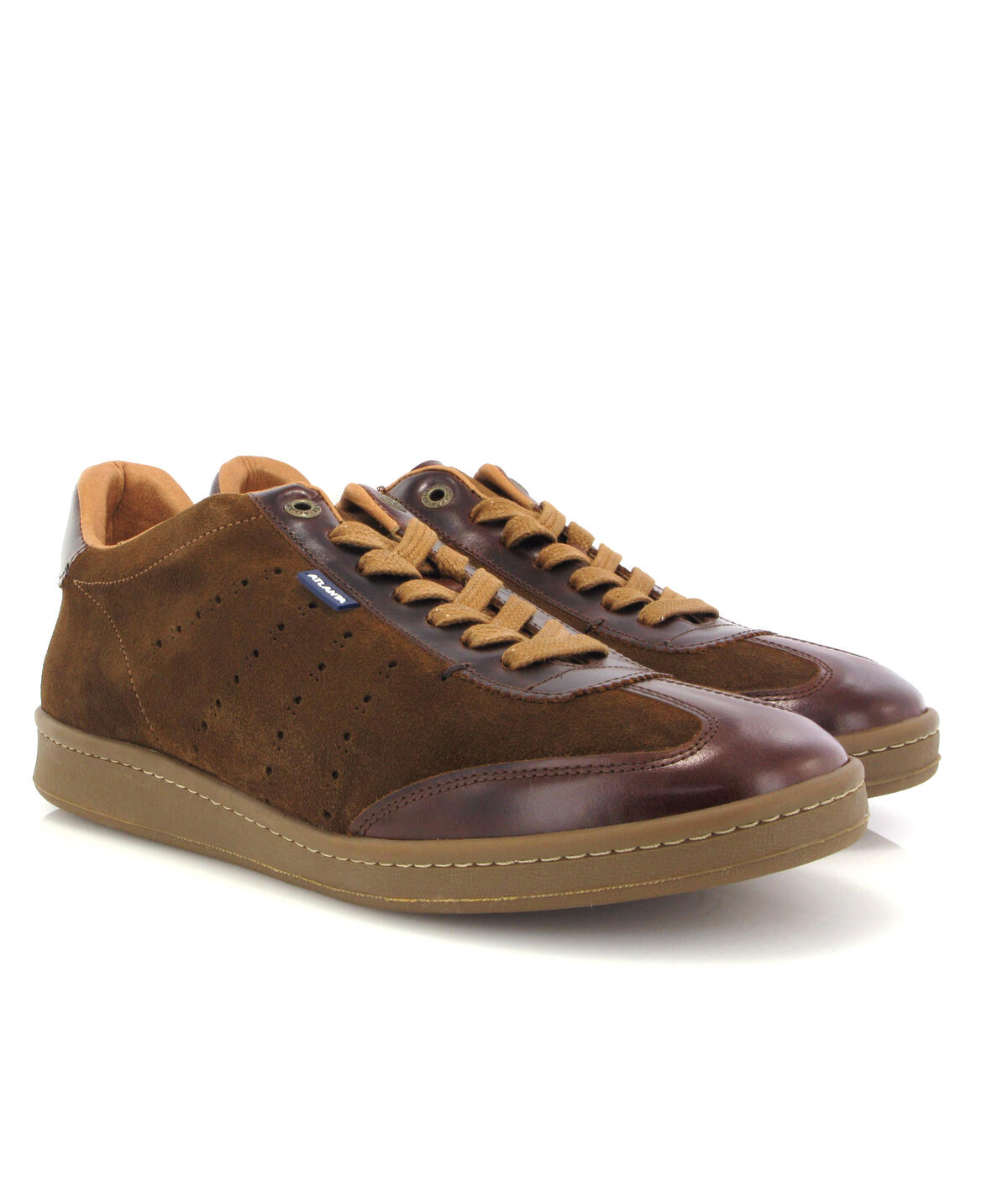 Sapatilhas T-Sneaker em Camurça e Pull Up Camel-3