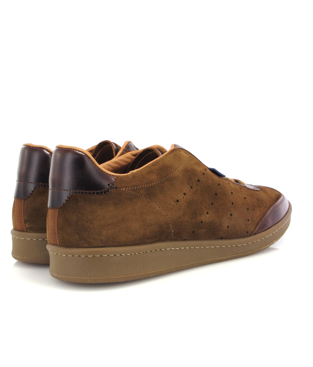 Sapatilhas T-Sneaker em Camurça e Pull Up Camel-4
