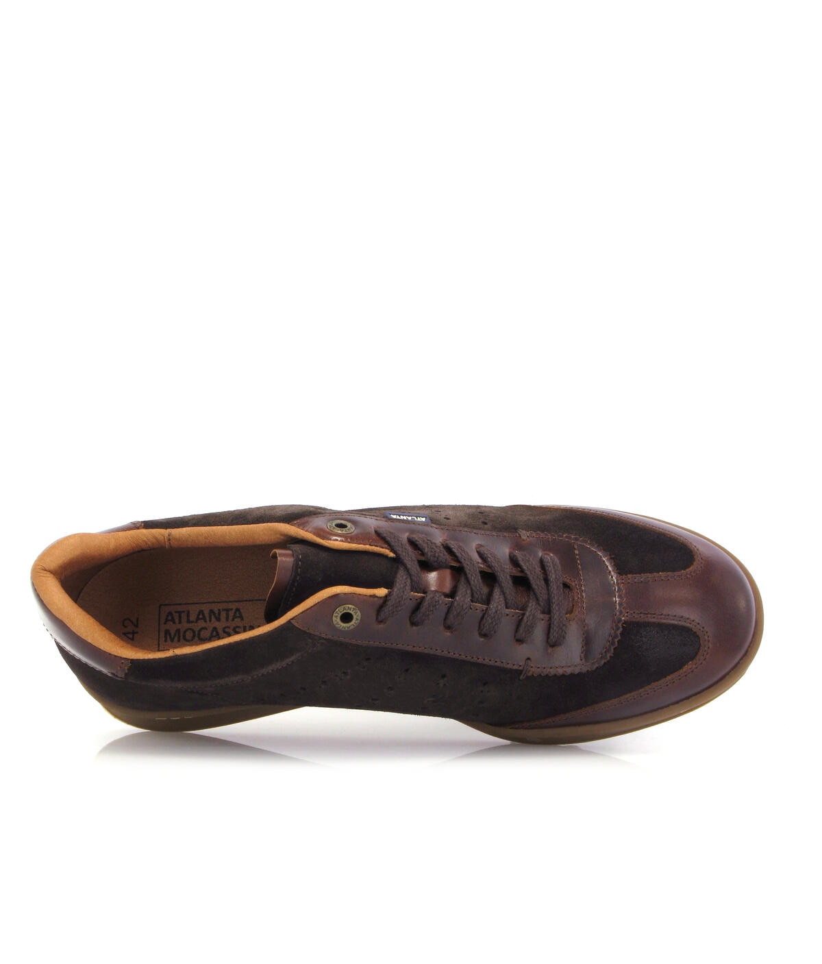 Sapatilhas T-Sneaker em Camurça e Pull Up Castanho-escuro-5