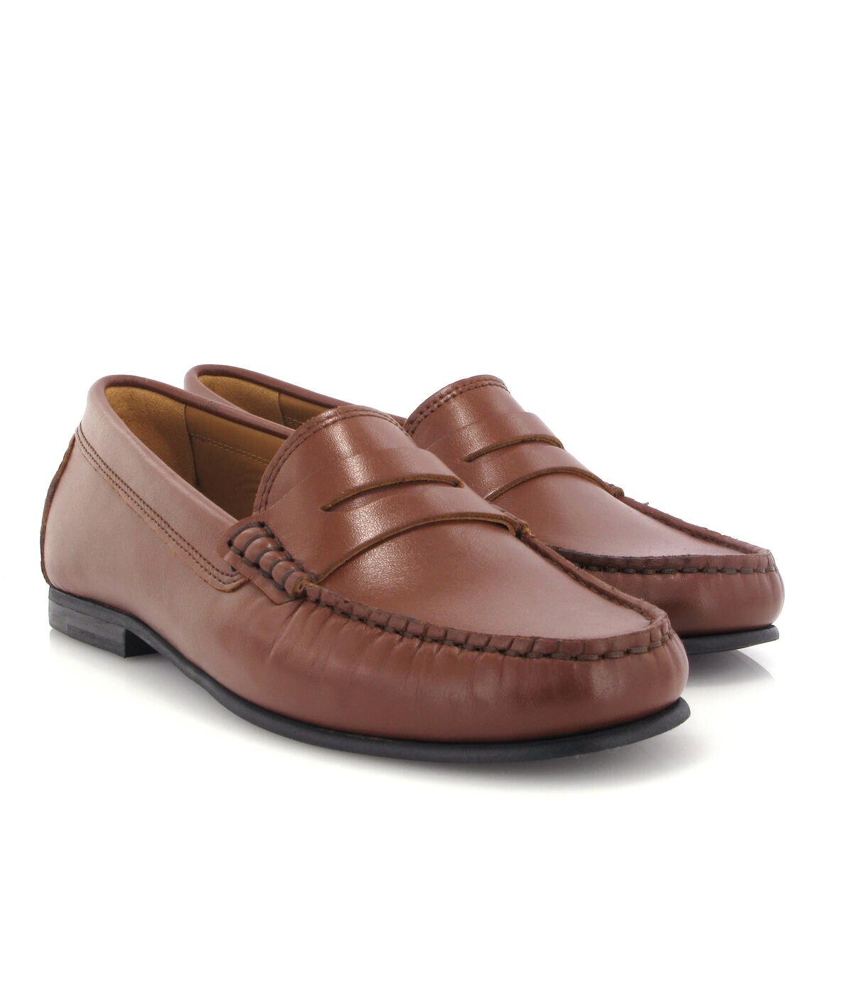 Loafers Yoki em Pele Camel-3