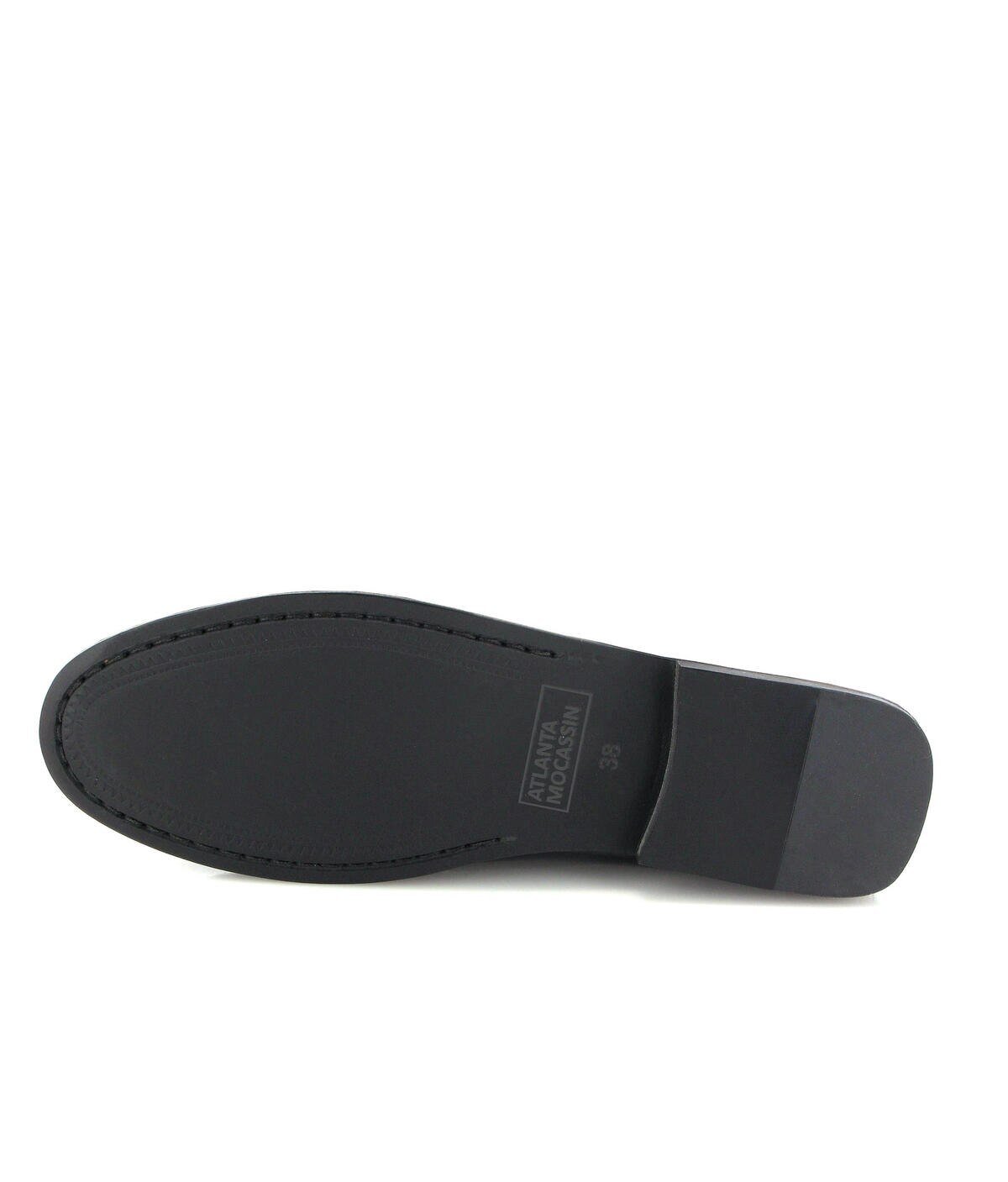 Loafers Yoki em Pele Efeito Croco Preto-6