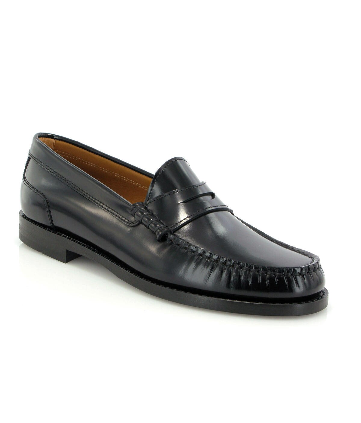 Loafers Sarah em Pele Polida Preto-2
