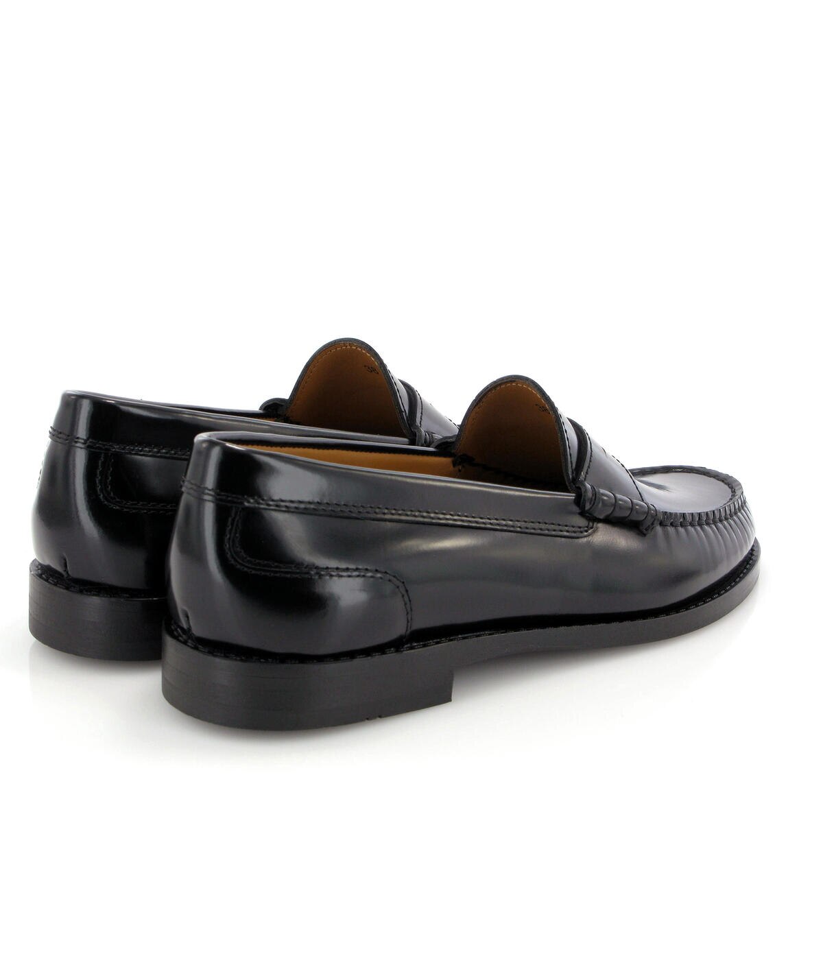 Loafers Sarah em Pele Polida Preto-4