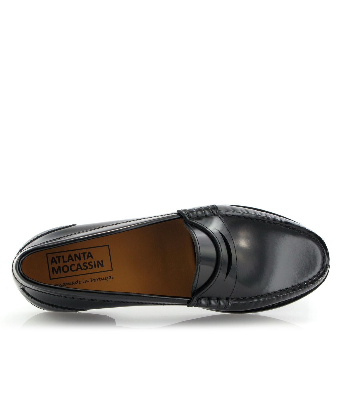 Loafers Sarah em Pele Polida Preto-5