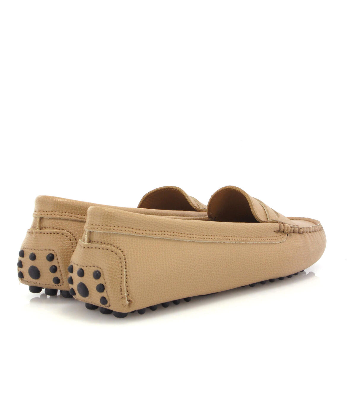 Drivers Michèle em Pele Gravada Bege-4