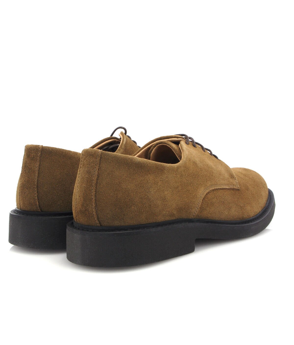 Sapatos Derby em Camurça Camel-4