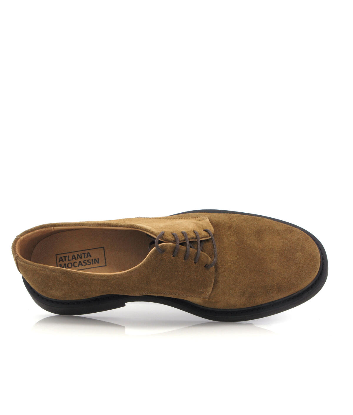 Sapatos Derby em Camurça Camel-5