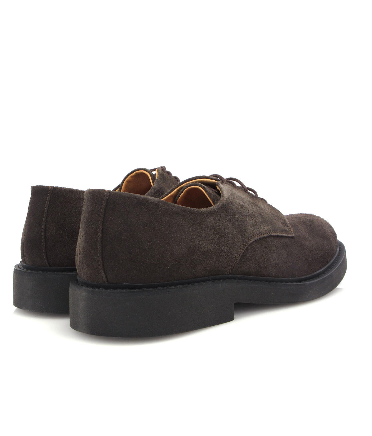 Sapatos Derby em Camurça Castanho-escuro-4