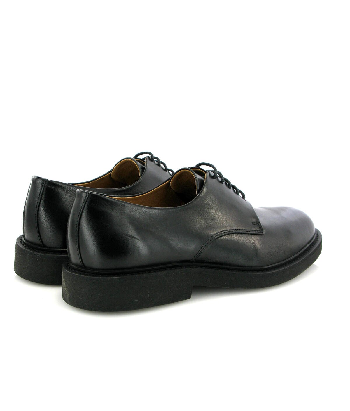 Sapatos Derby em Pele Preto-4
