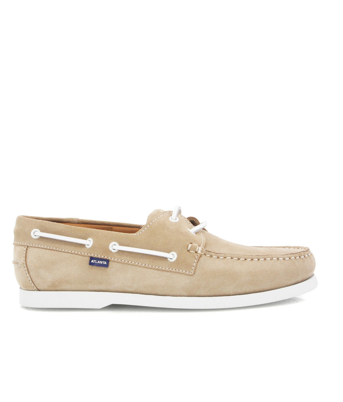 Sapatos de Vela em Camurça Bege-1