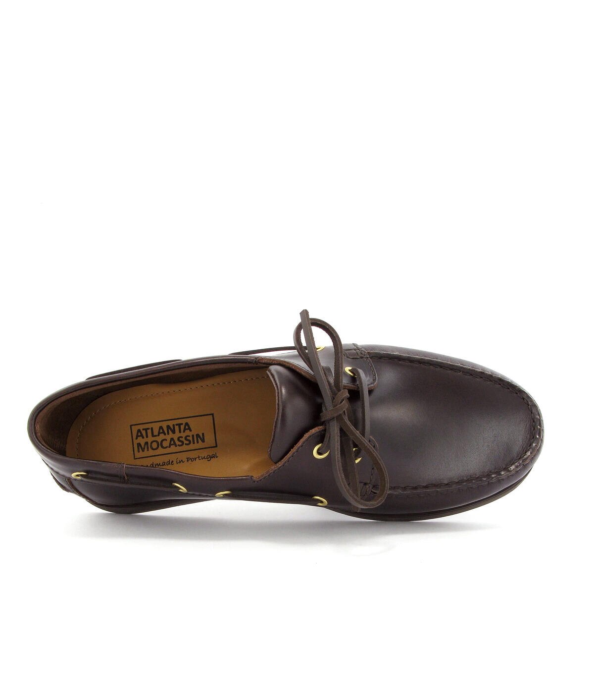 Sapatos de Vela em Pele Castanho-escuro-5