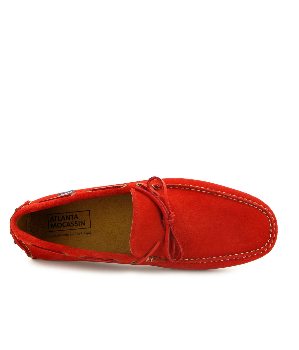 Mocassins City Drivers em Camurça Vermelho-4
