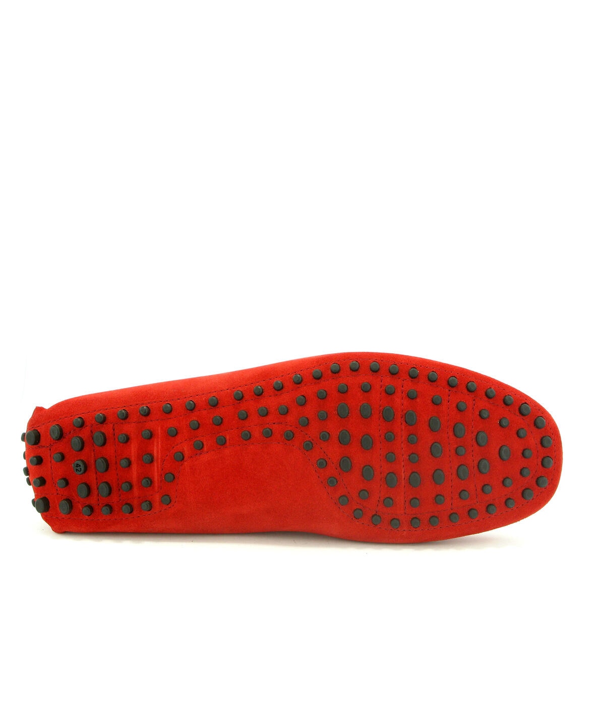 Mocassins City Drivers em Camurça Vermelho-5