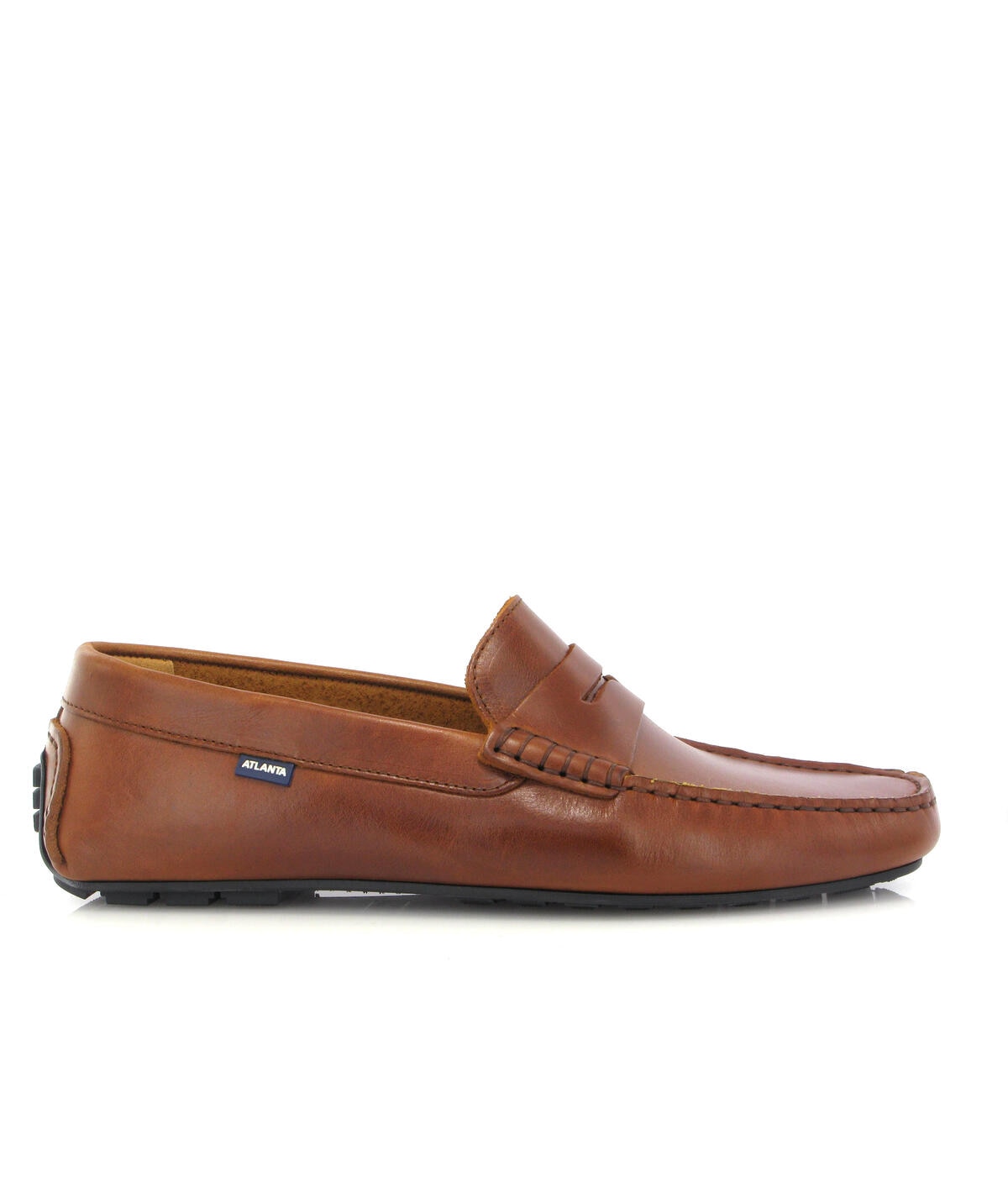 Mocassins City Loafers em Pele Pull Up Castanho-1
