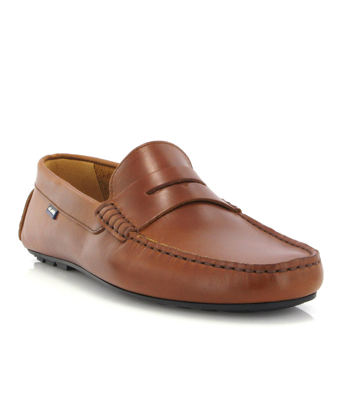 Mocassins City Loafers em Pele Pull Up Castanho-2