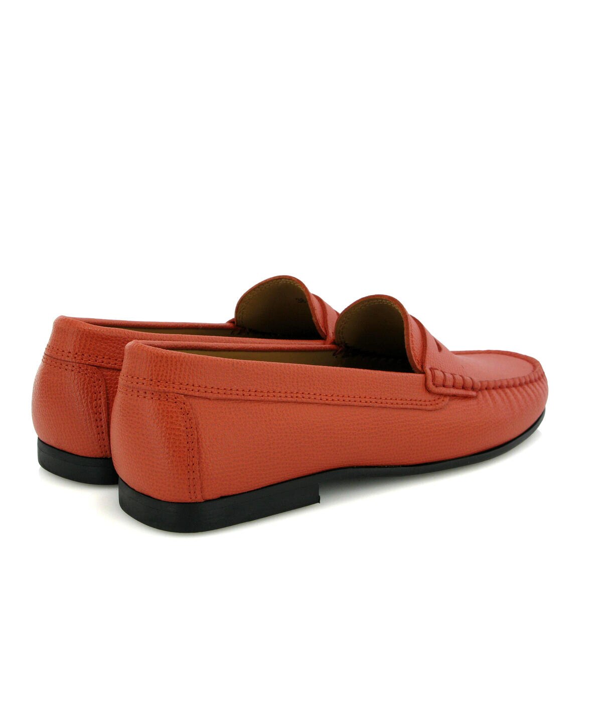 Loafers Yoki em Pele Gravada Coral-4