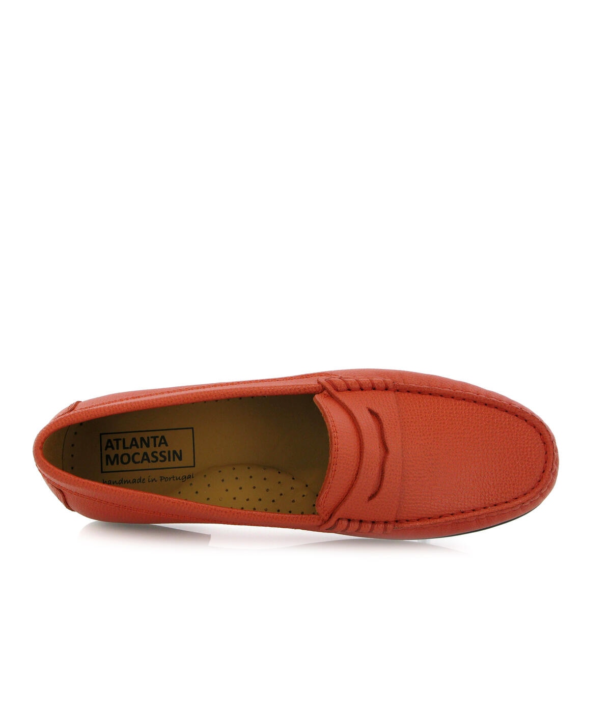 Loafers Yoki em Pele Gravada Coral-4