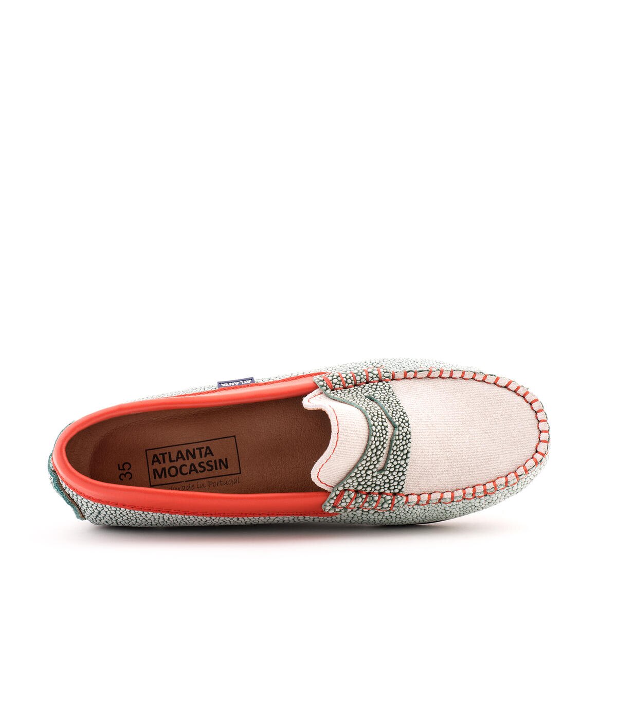 Mocassins Originals Penny em Pele Gravada Multicolor-4