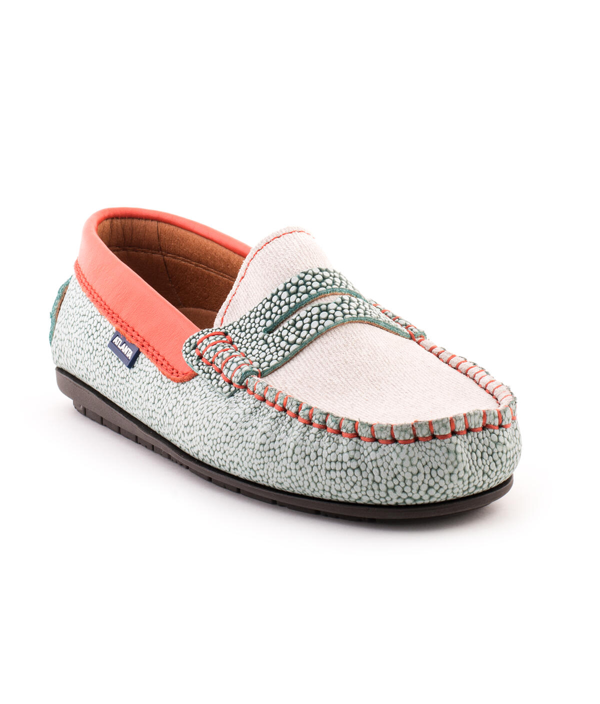 Mocassins Originals Penny em Pele Gravada Multicolor-6
