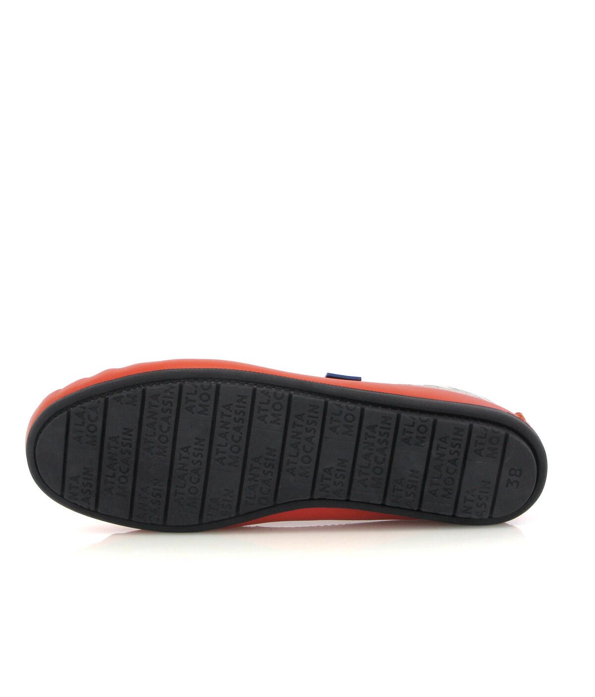 Mocassins em Pele com travessão estampado Multicolor-6