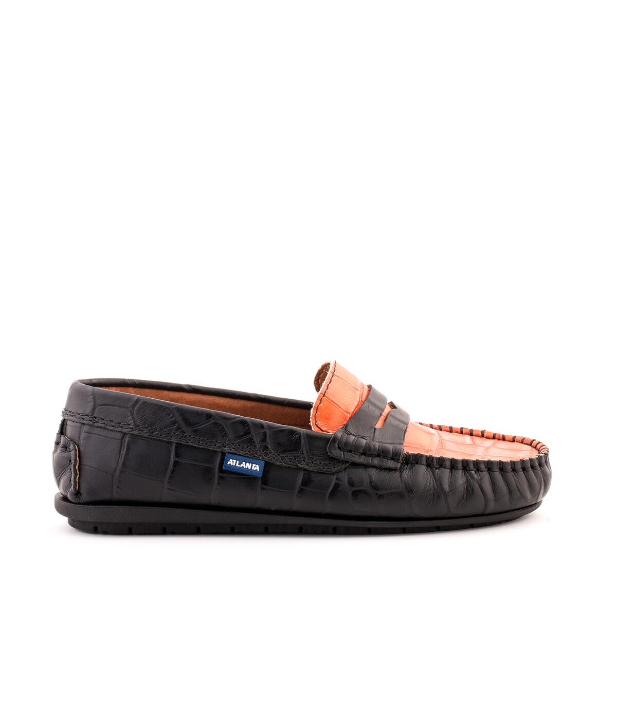 Mocassins Originals Penny em Pele Efeito Croco Multicolor-1
