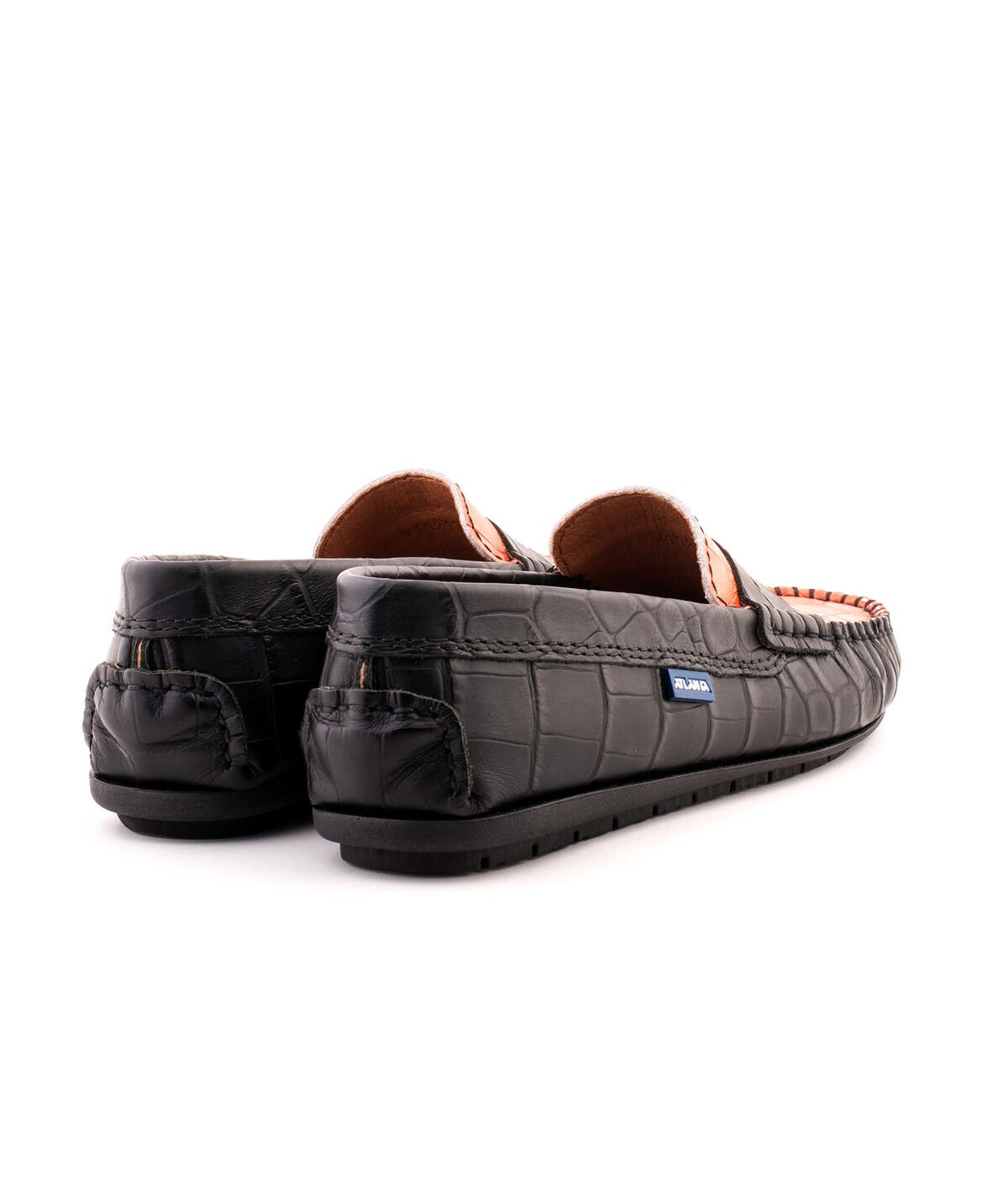 Mocassins Originals Penny em Pele Efeito Croco Multicolor-3