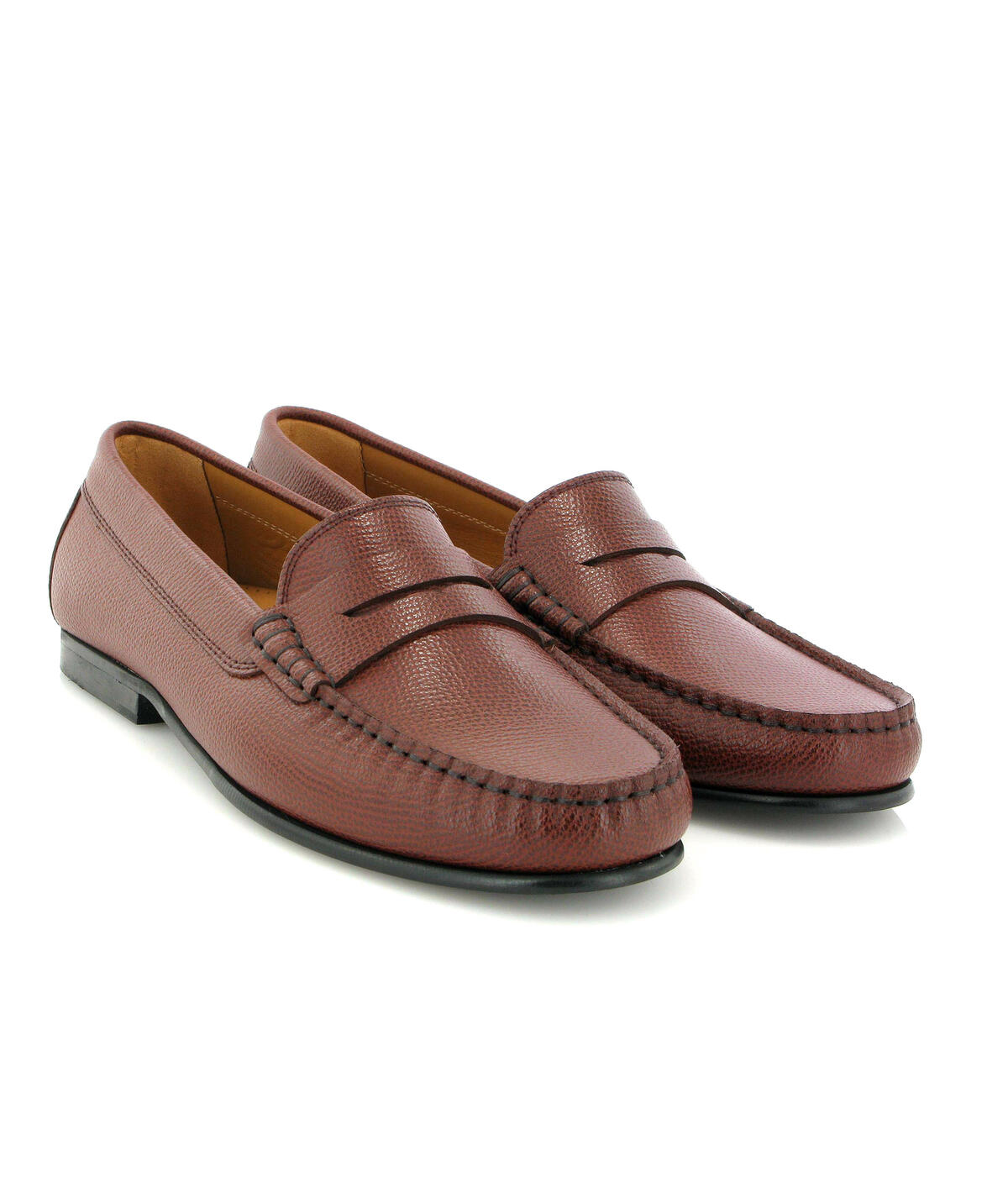 Loafers Yoki em Pele Gravada Camel-3