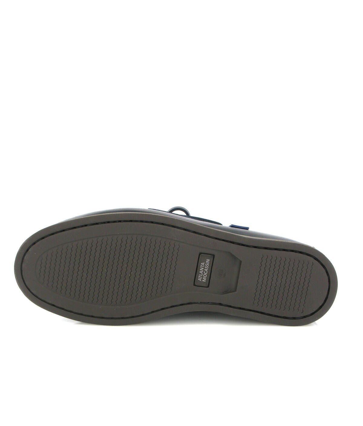 Sapatos de Vela em Pele Pull Up Azul-marinho-6