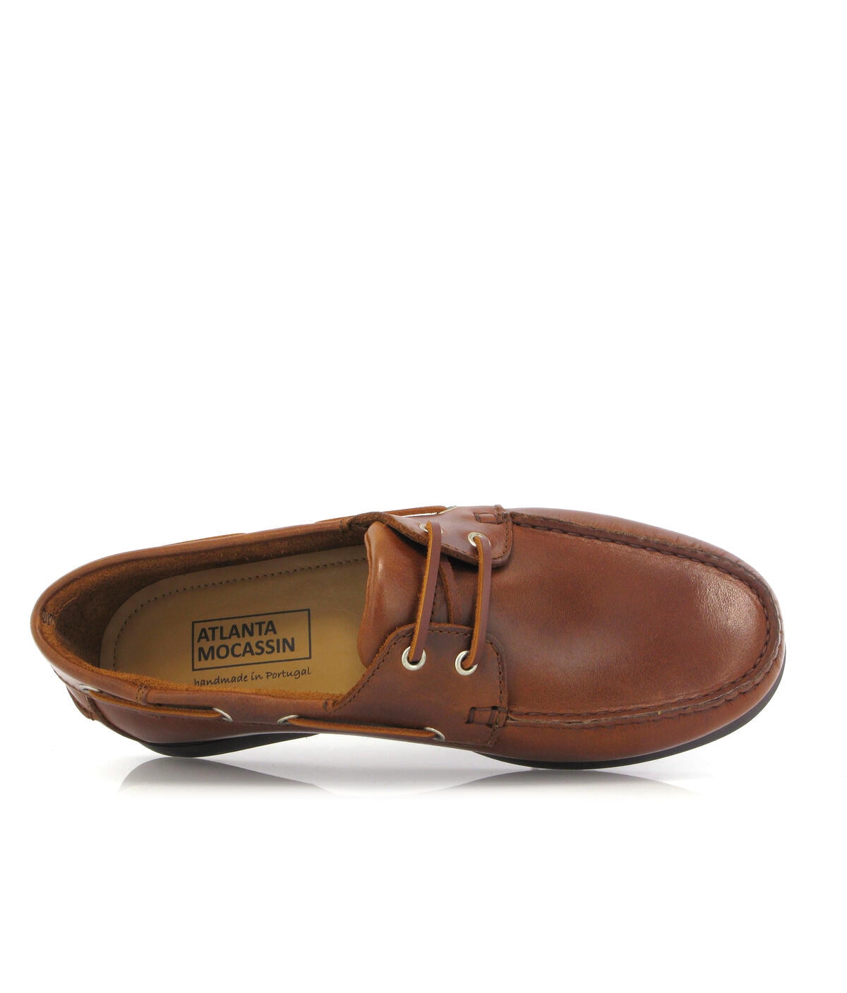 Sapatos de Vela em Pele Pull Up Castanho-escuro-5