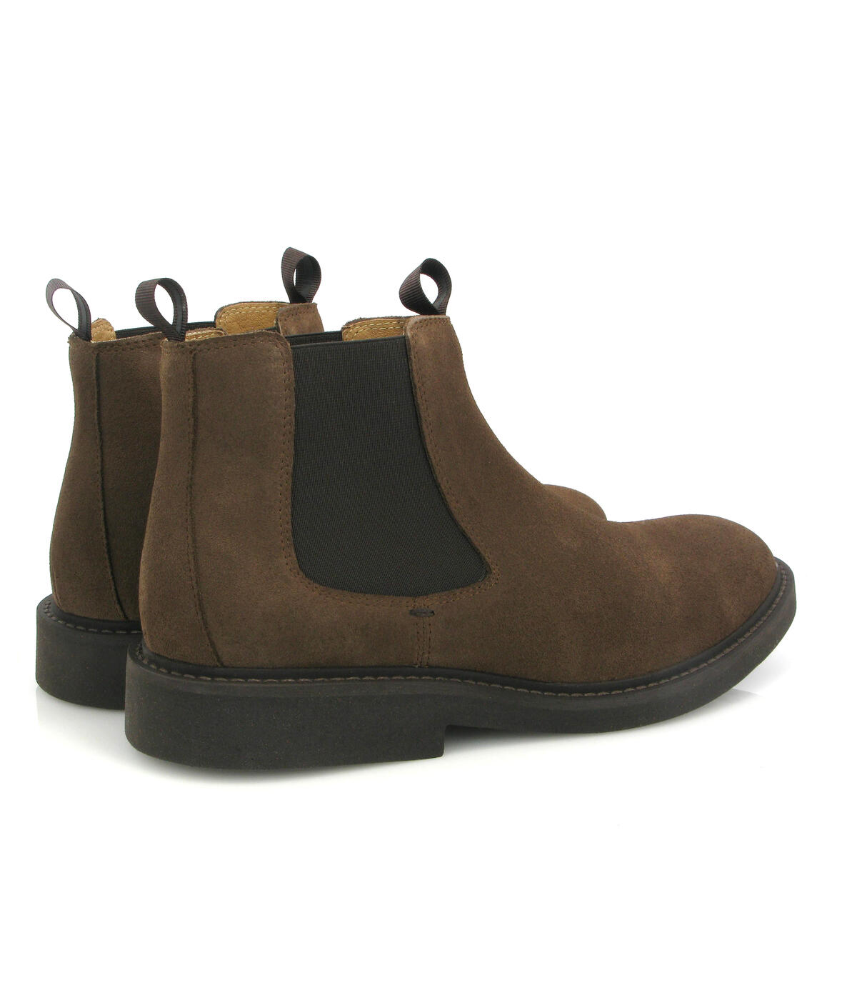 Botas Chelsea em Camurça Castanho-claro-4