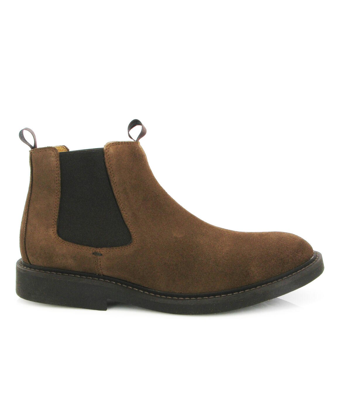 Botas Chelsea em Camurça Castanho-claro-1