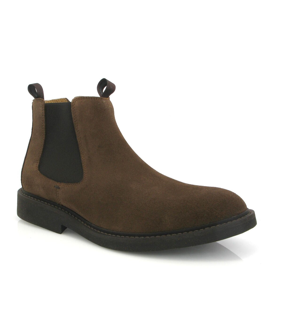 Botas Chelsea em Camurça Castanho-claro-2