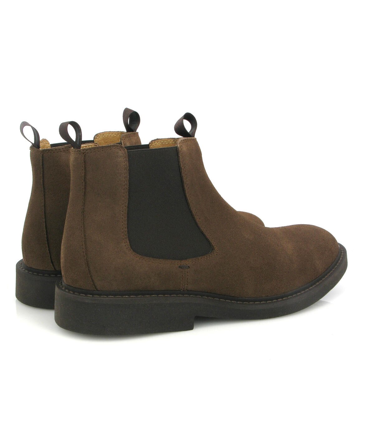 Botas Chelsea em Camurça Castanho-claro-4