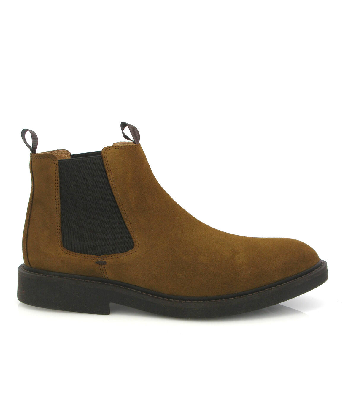 Botas Chelsea em Camurça Camel-1