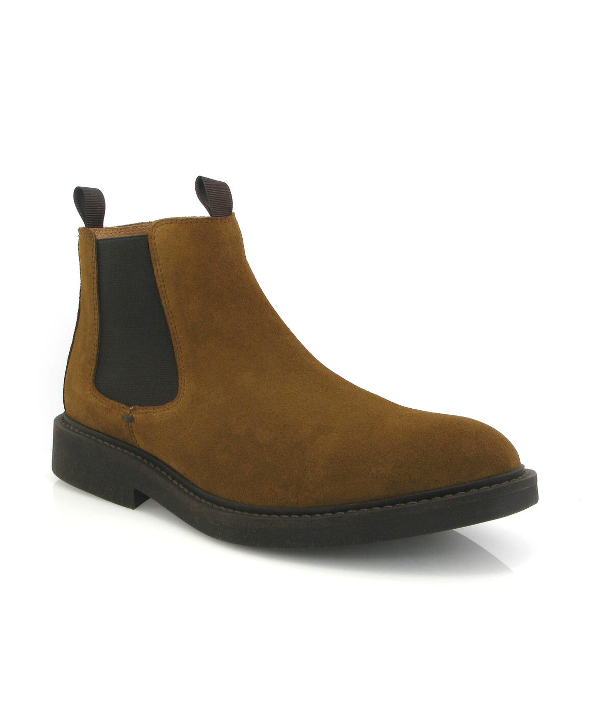 Botas Chelsea em Camurça Camel-2