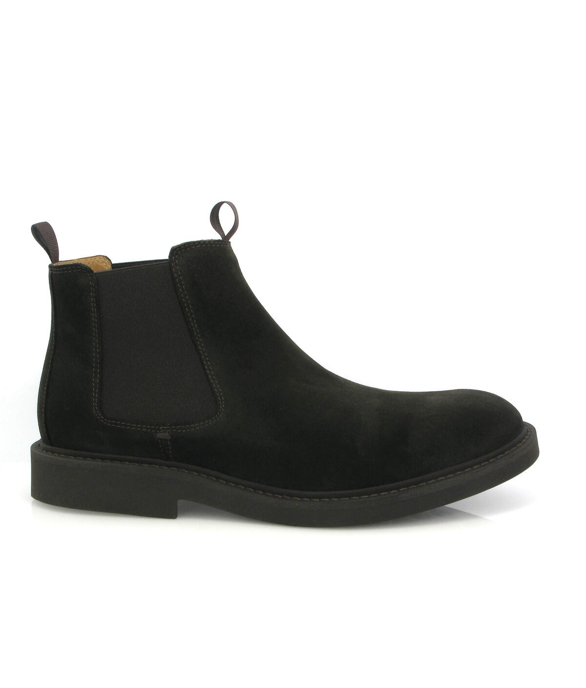 Botas Chelsea em Camurça Castanho-escuro-1
