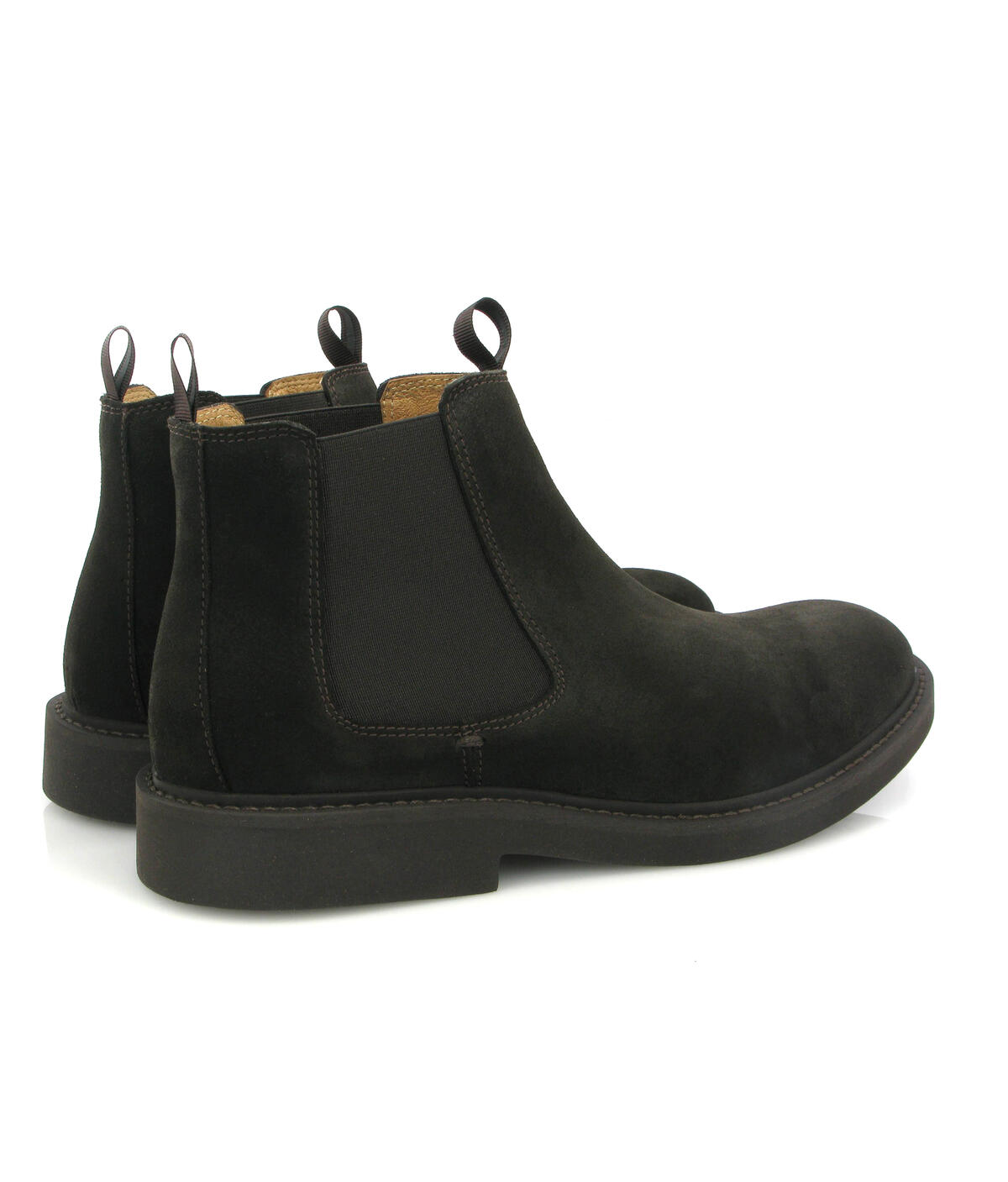 Botas Chelsea em Camurça Castanho-escuro-4